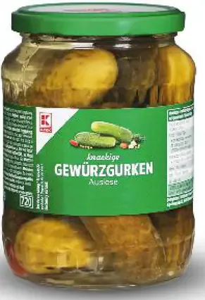 K-Classic Gewürzgurken uhorky v náleve