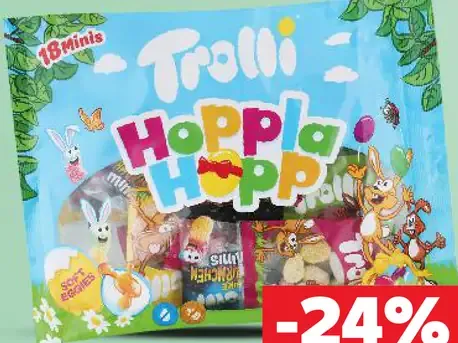Trolli želé cukríky Hoppla Hopp
