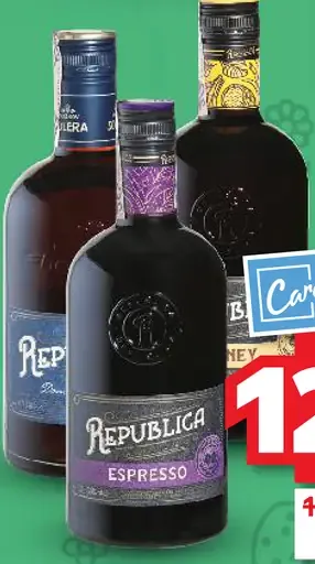 Rum alebo rumový likér rôzne druhy