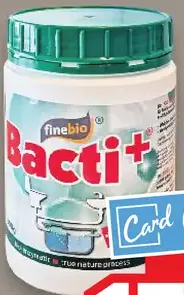 Bacti+ prírodná biológia na septik a odpadové systémy