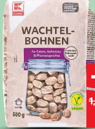 Fazuľa Wachtelbohnen