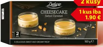 Deluxe cheesecake rôzne druhy