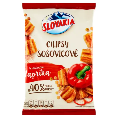 Slovakia Chipsy šošovicové s príchuťou paprika