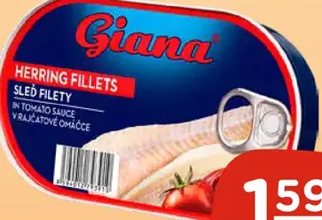 Giana sleď filety rôzne druhy