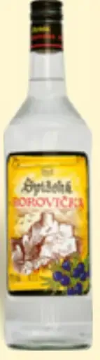 Spišská borovička liehovina rôzne druhy