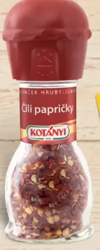 Kotányi korenie mlynček vybrané druhy