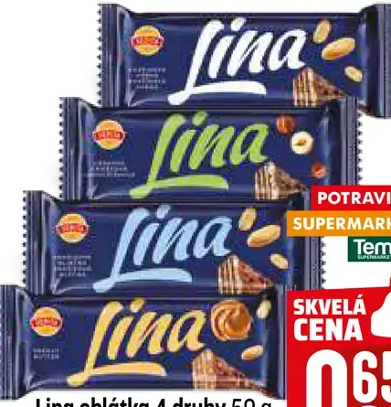 Lina oblátka rôzne druhy