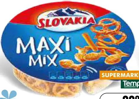 Slovakia Maxi Mix slané snack tyčinky a krekry