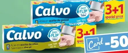 Calvo tuniak pevný podiel v oleji rôzne druhy