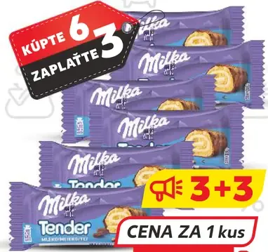 Milka piškótová roláda v čokoláde rôzne druhy