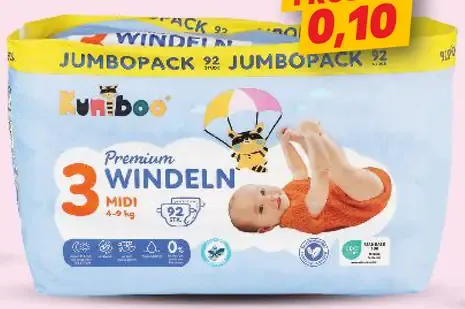 Kuniboo detské plienky veľkosť 3