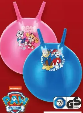 Paw Patrol skákacia lopta s úchytmi