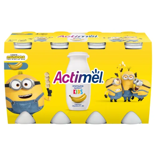Actimel Kids jogurtové mlieko s vitamínmi banán 8 x(800 g)