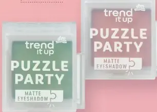 Trend !t up Puzzle Party matný očný tieň