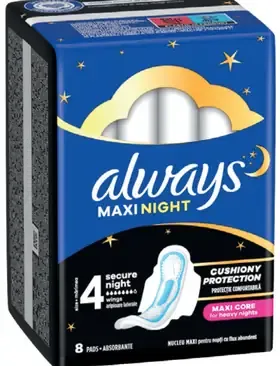Always Maxi Night hygienické vložky