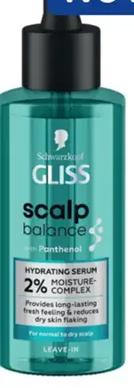 Schwarzkopf Gliss scalp balance hydratačné sérum na vlasy