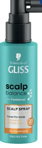 Schwarzkopf Gliss scalp balance sprej na pokožku hlavy