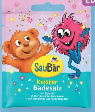 SauBär praskajúca soľ do kúpeľa