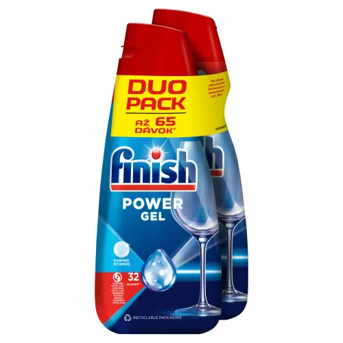Finish Power gél do umývačky riadu 2 x