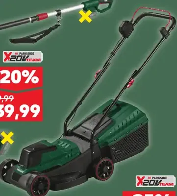 Parkside aku kosačka PARM 20 A1 bez akumulátora a nabíjačky