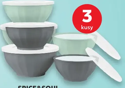 SPICE&SOUL súprava misiek s vekom