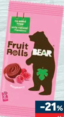 Bear ovocné rolky rôzne druhy