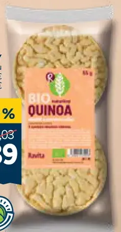 Ravita bio chlebík kukuričný s quinoou a morskou soľou
