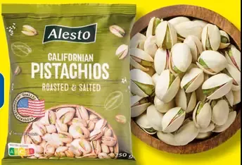Alesto pistácie solené alebo nesolené