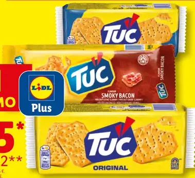 Tuc krekry rôzne druhy