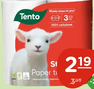 Tento kuchynské utierky 3-vrstvové Extra Strong