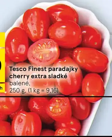 Tesco Finest paradajky cherry extra sladké balené