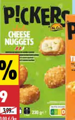 McCain Pickers mrazené syrové snacky rôzne druhy