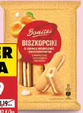 Bonitki piškóty plnené krémom marhuľa/jahoda