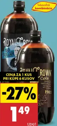 Royal Crown Cola bez cukru