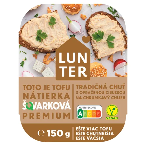 Lunter Tofu šqvarková nátierka premium