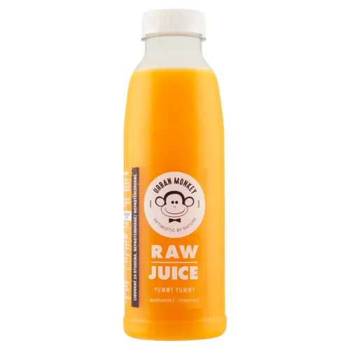Urban Monkey Raw Juice Yummy Yummy mandarínka pomaranč