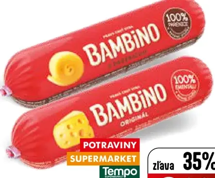 Bambino Original Maxi črievko tavený syr