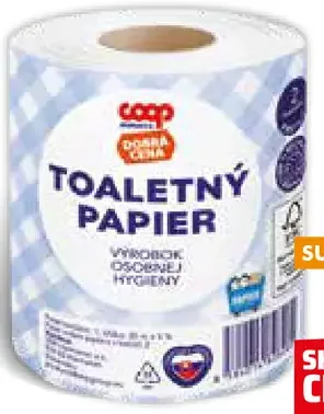 Dobrá cena 2-vrstvový toaletný papier