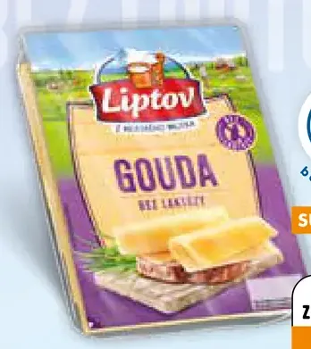 Liptov Gouda porciované plátky bez laktózy syr