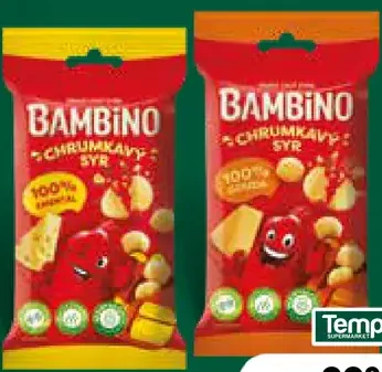 Bambino Chrumkavý syr rôzne druhy