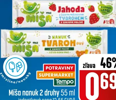 Miša nanuk Jahoda / Tvaroh