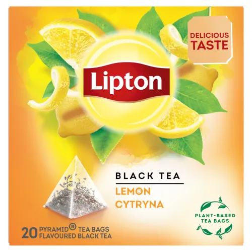 Lipton Citrón čierny aromatizovaný čaj 20 vrecúšok