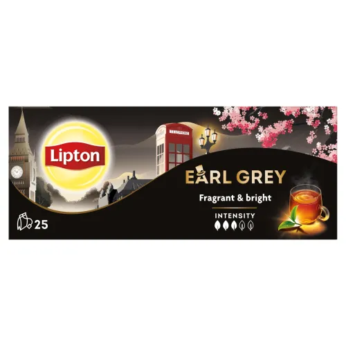 Lipton Earl Grey čierny aromatizovaný čaj 25 vrecúšok