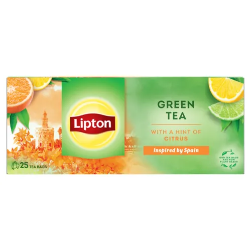 Lipton Citrus aromatizovaný zelený čaj 25 vrecúšok