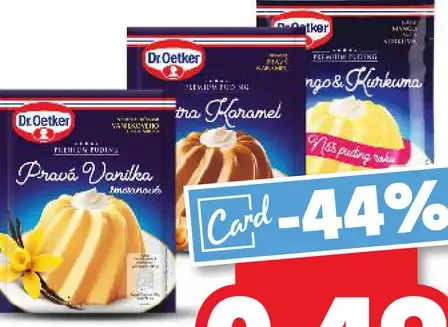 Dr. Oetker Premium puding rôzne druhy