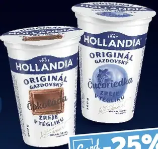 Hollandia originál gazdovský jogurt rôzne druhy