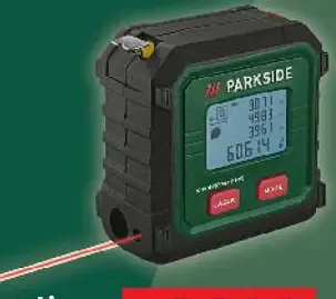 Parkside laserový merač vzdialenosti PLMB C3