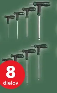 Parkside súprava kľúčov s rukoväťou v tvare T