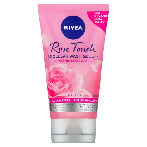 Nivea Rose Touch čistiaci micelárny gél