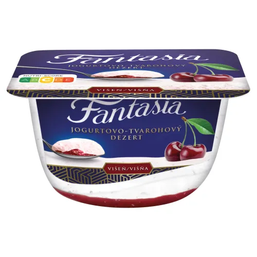 Fantasia Jogurtovo-tvarohový dezert s višňovou vrstvou